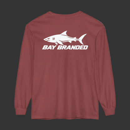 Megalodon Shark Bay Branded Logo Long Shirt