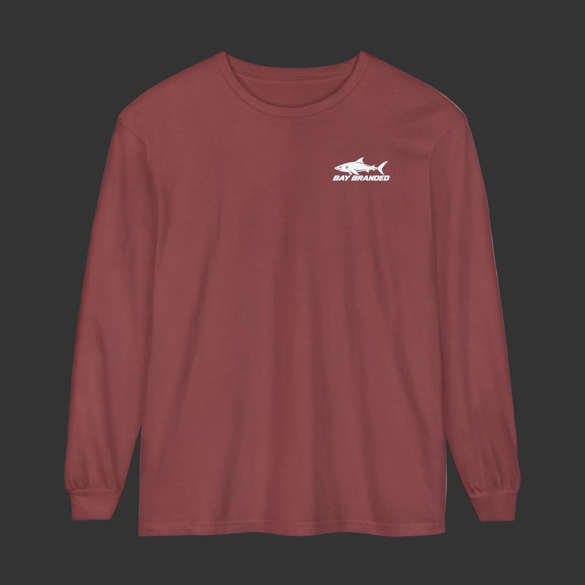 Megalodon Shark Bay Branded Logo Long Shirt