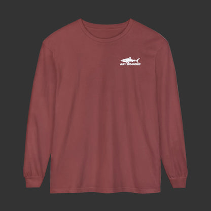 Megalodon Shark Bay Branded Logo Long Shirt