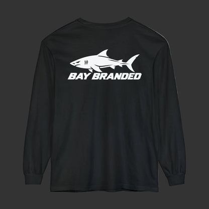 Megalodon Shark Bay Branded Logo Long Shirt