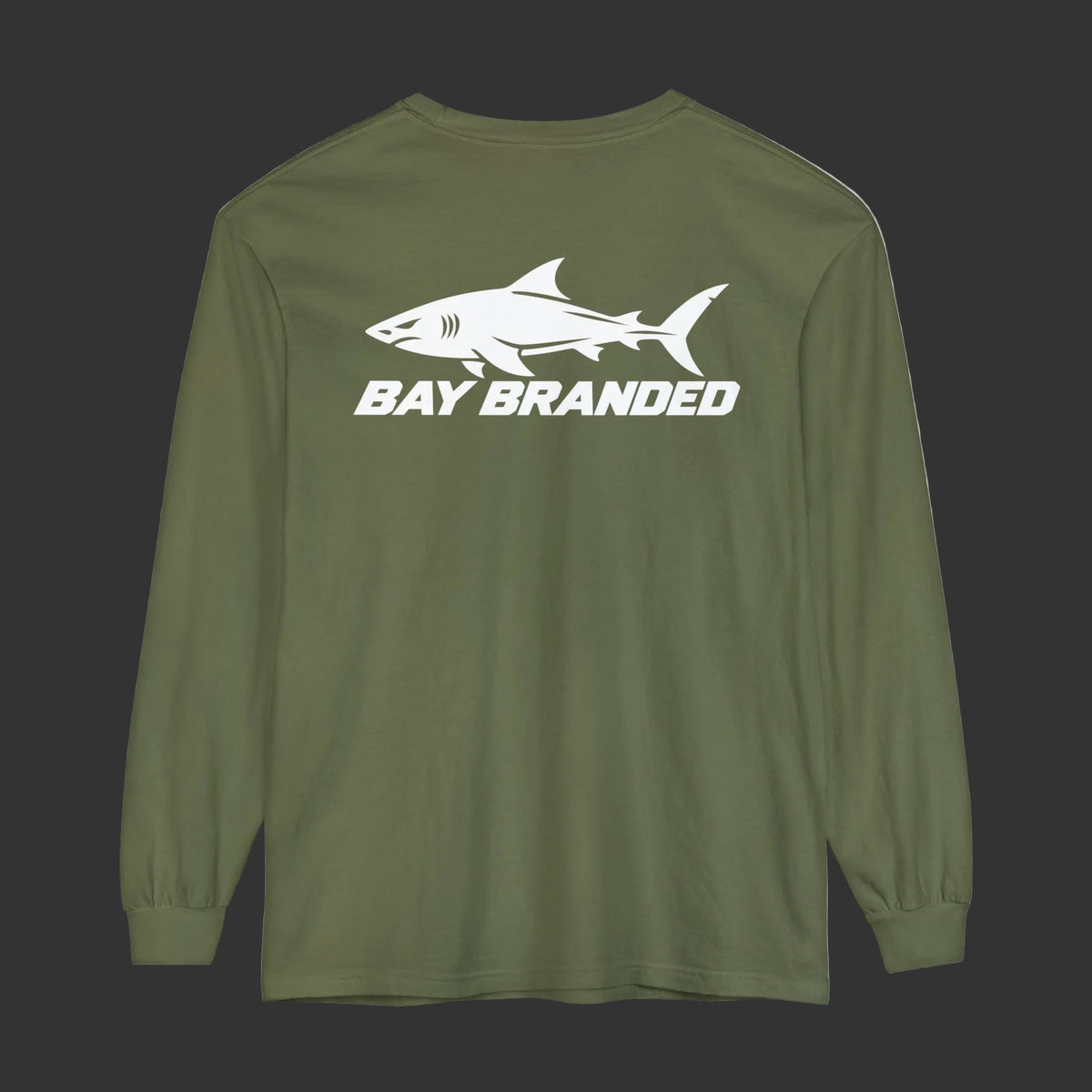 Megalodon Shark Bay Branded Logo Long Shirt