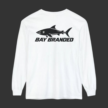 Megalodon Shark Bay Branded Logo Long Shirt