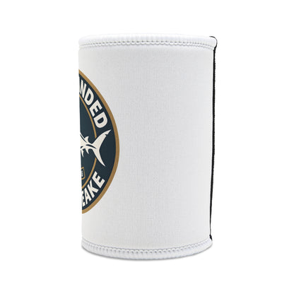 Marine Blue Megalodon Can Koozie