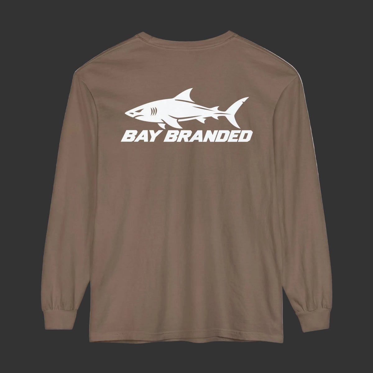 Megalodon Shark Bay Branded Logo Long Shirt