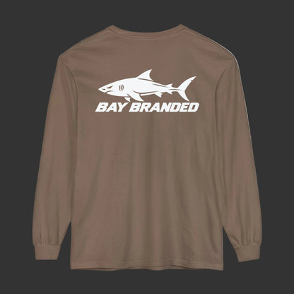 Megalodon Shark Bay Branded Logo Long Shirt