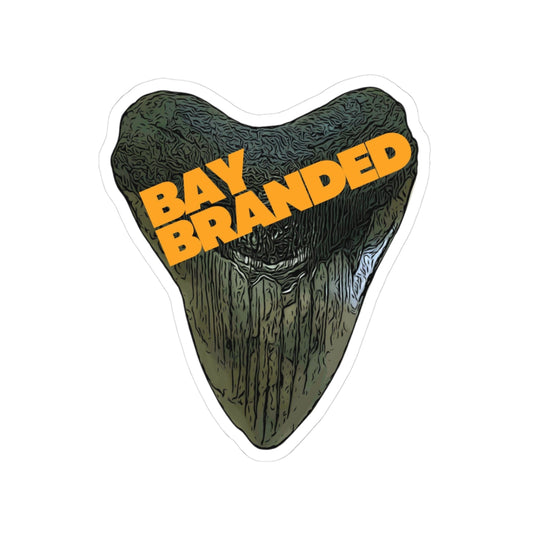 Bay Branded Logo Sticker — Orange