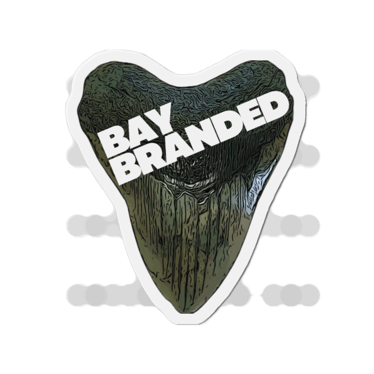 Bay Branded Magnet — White