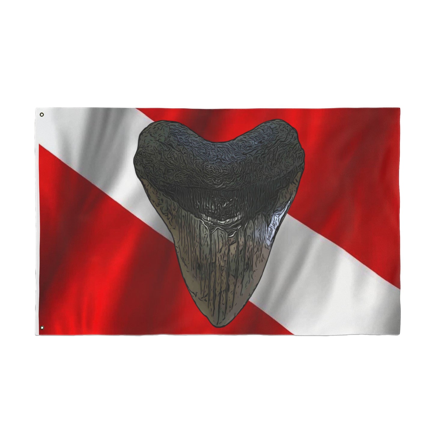 Dive Megalodon Flag