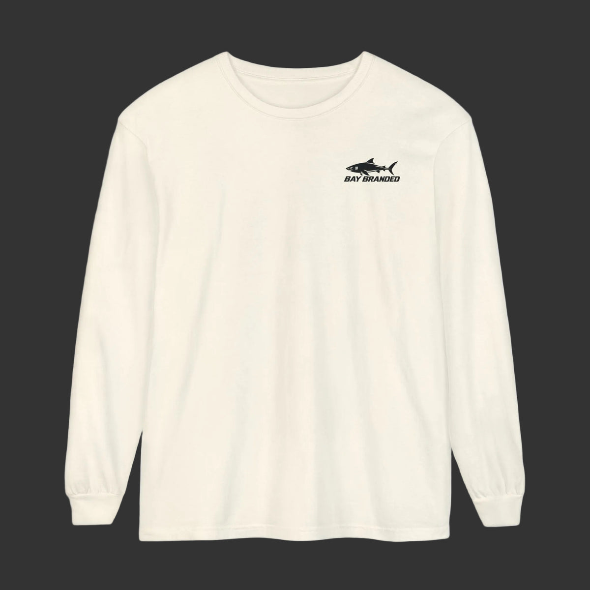 Megalodon Shark Bay Branded Logo Long Shirt