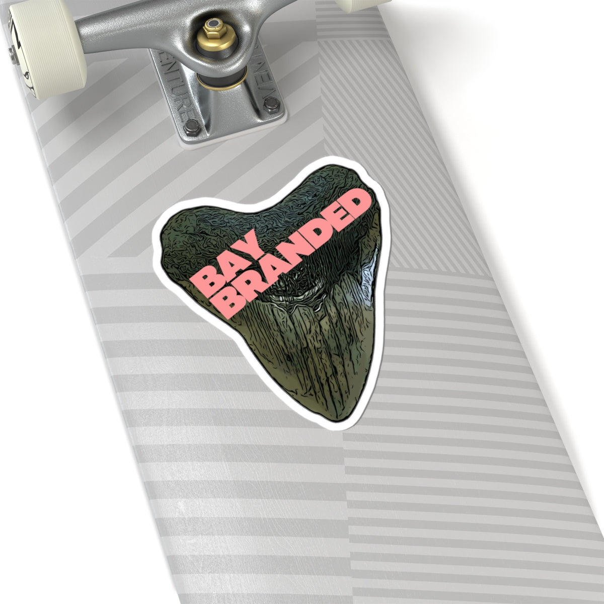 Bay Branded Logo Sticker — Pink