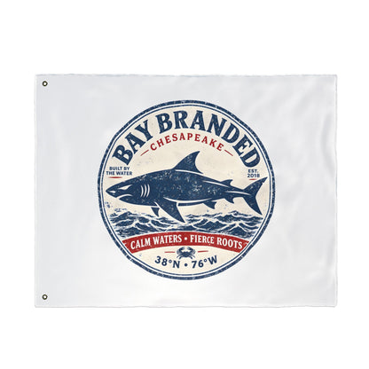 Calm Waters Fierce Roots Flag