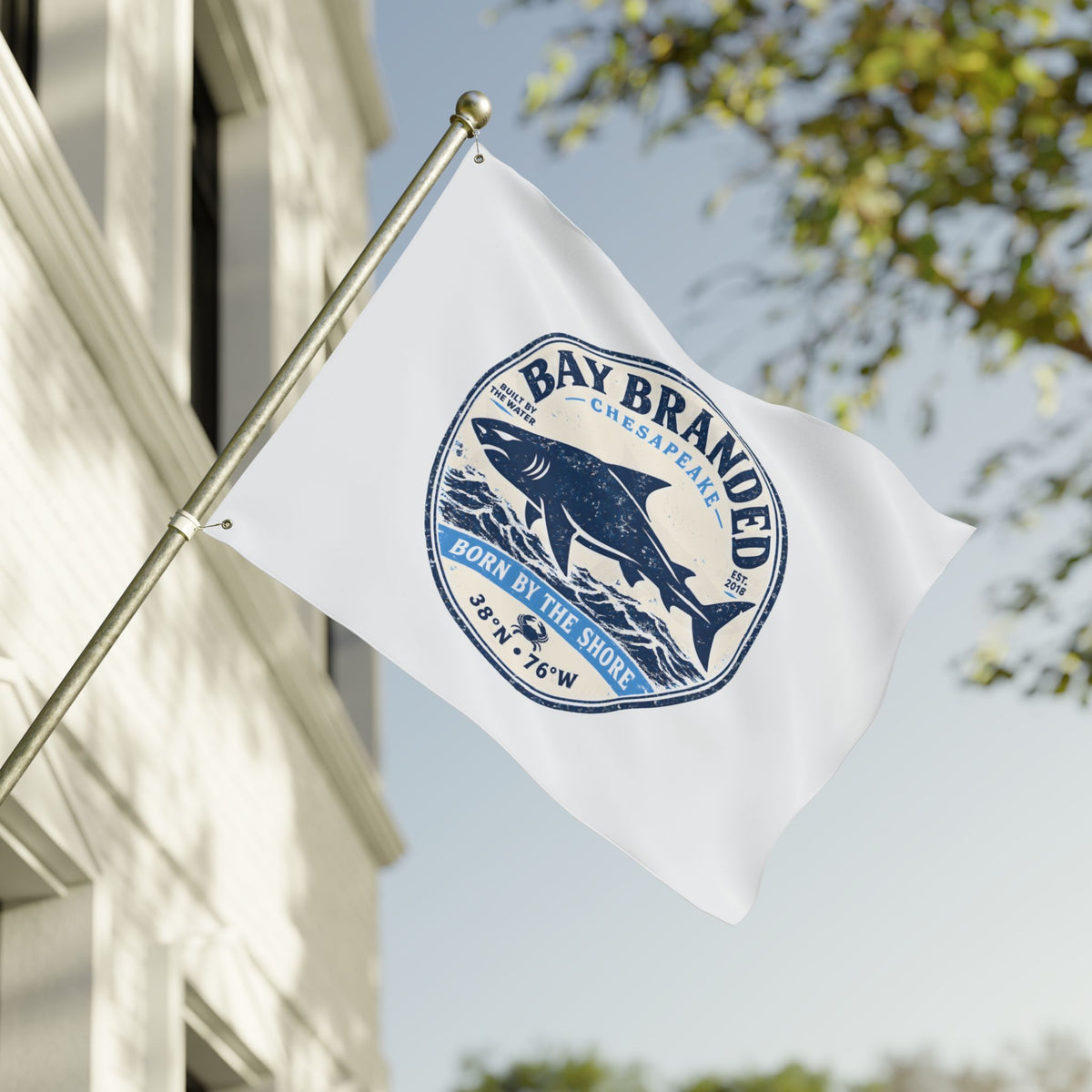 Born by the Shore Flag