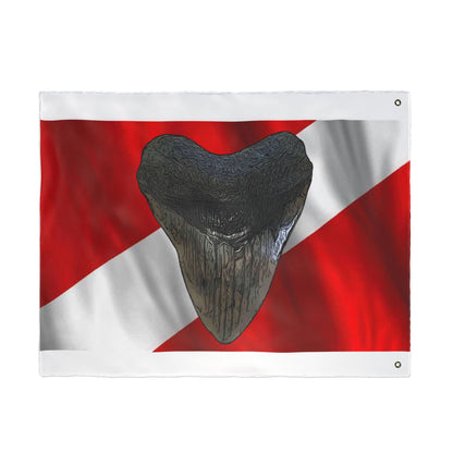 Dive Megalodon Flag