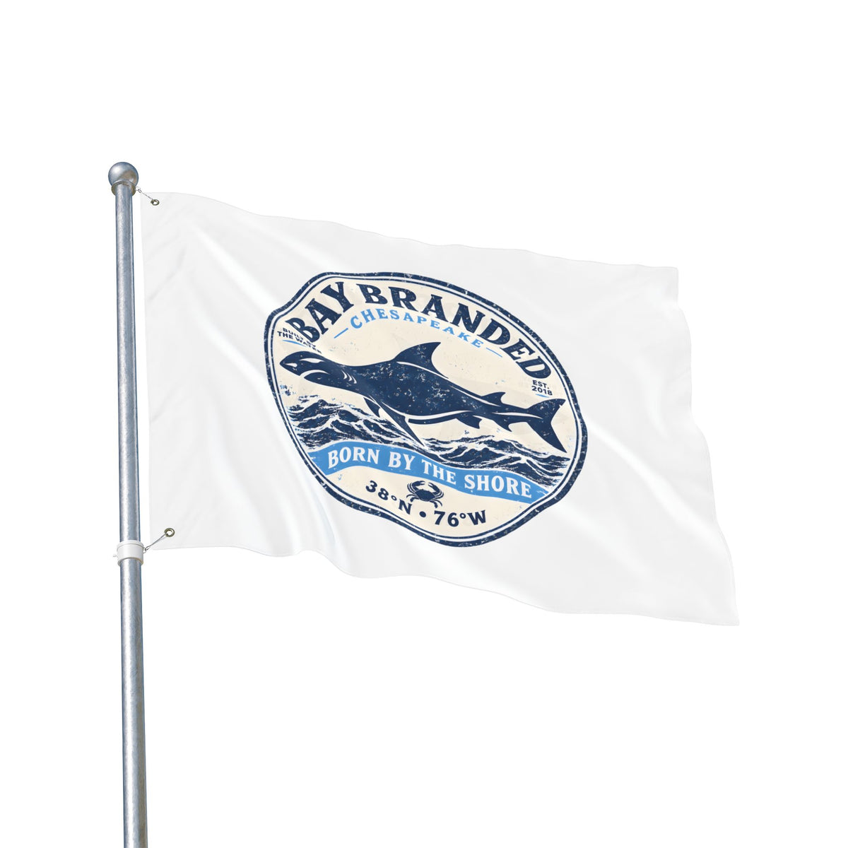 Born by the Shore Flag