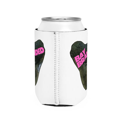 Bay Branded Logo Can Cooler Sleeve - Neon Pink