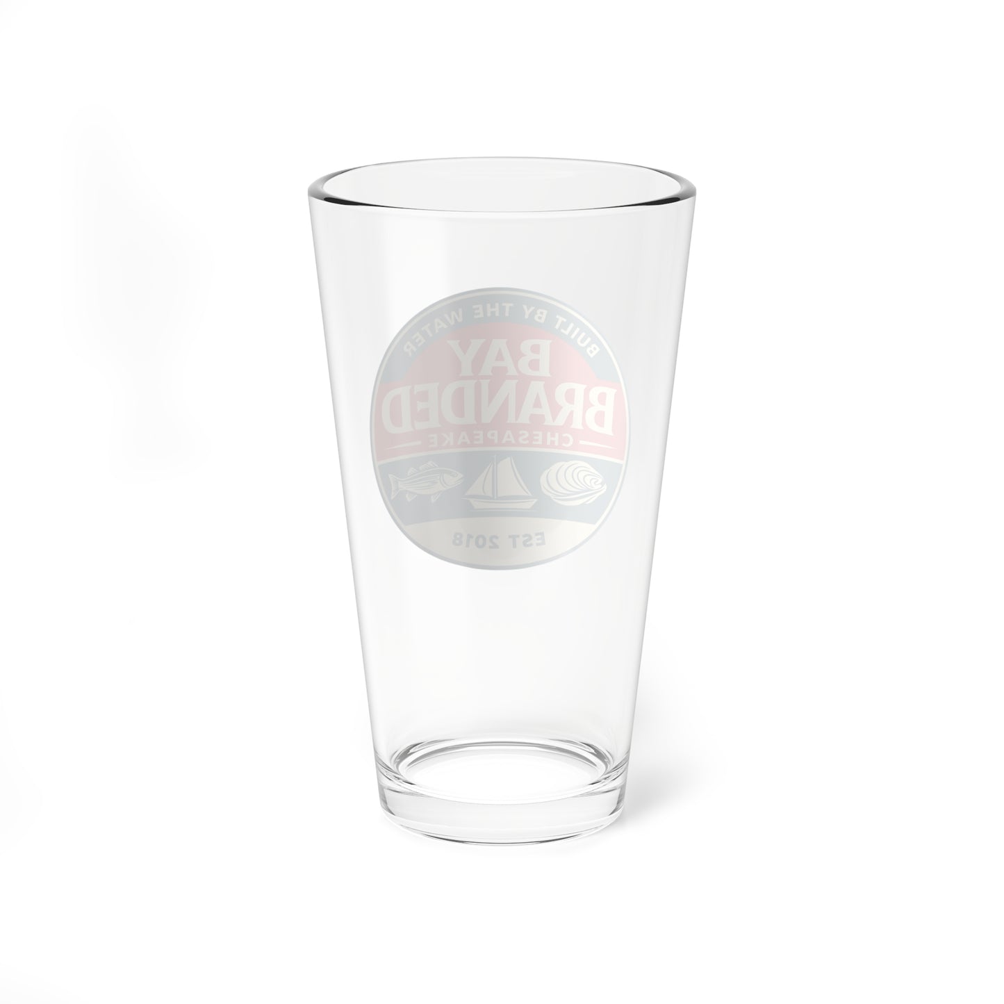 Bay Branded Water Built Glass - 16oz