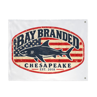 American Megalodon Bay Branded Flag