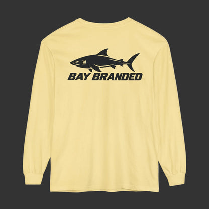 Megalodon Shark Bay Branded Logo Long Shirt