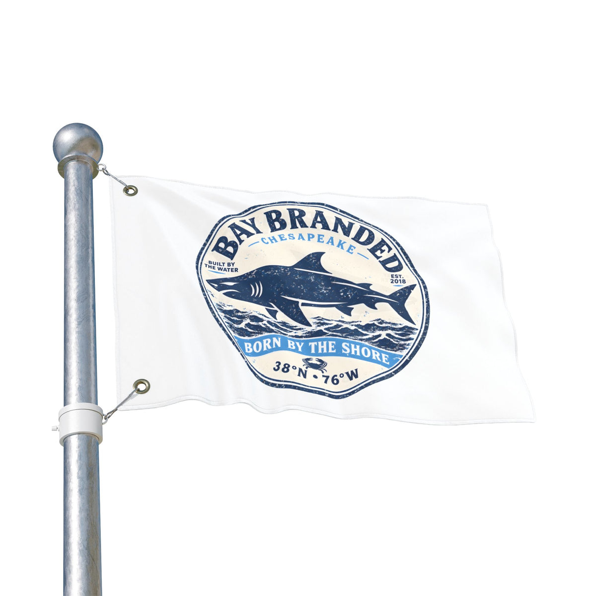 Born by the Shore Flag