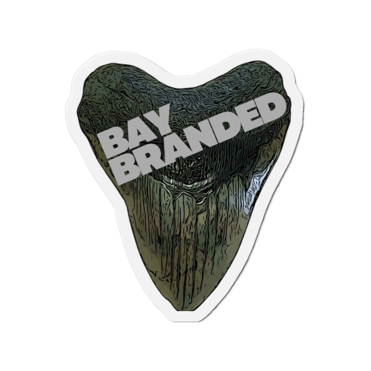 Bay Branded Magnet — Grey