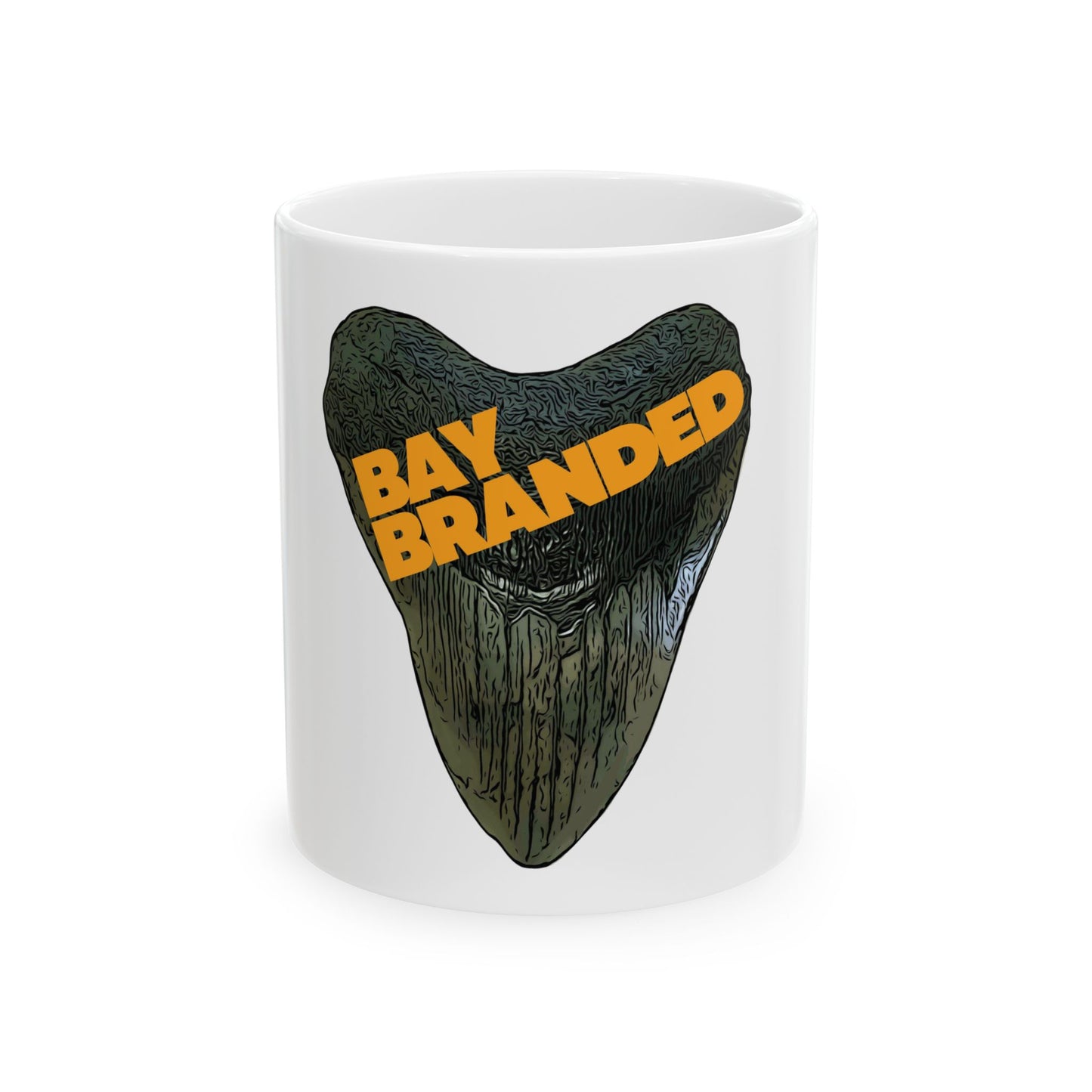 Bay Branded Ceramic Mug — Orange