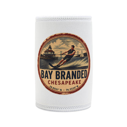 Old School Water Skier Can Koozie