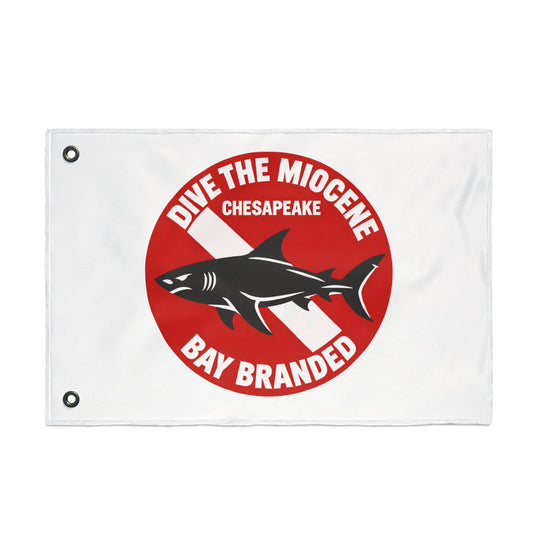 Dive the Miocene Circle Flag
