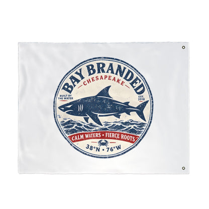 Calm Waters Fierce Roots Flag