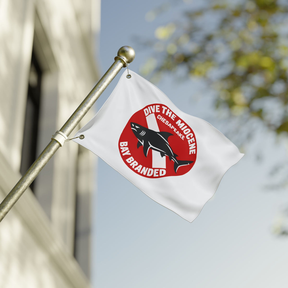 Dive the Miocene Circle Flag