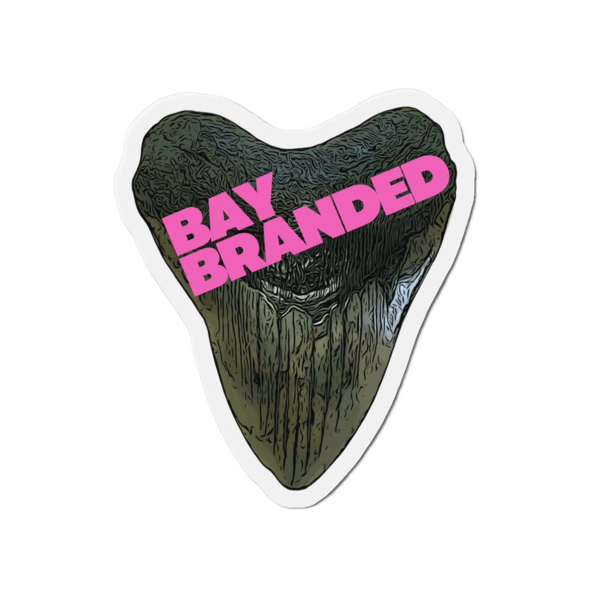 Bay Branded Magnet — Neon Pink