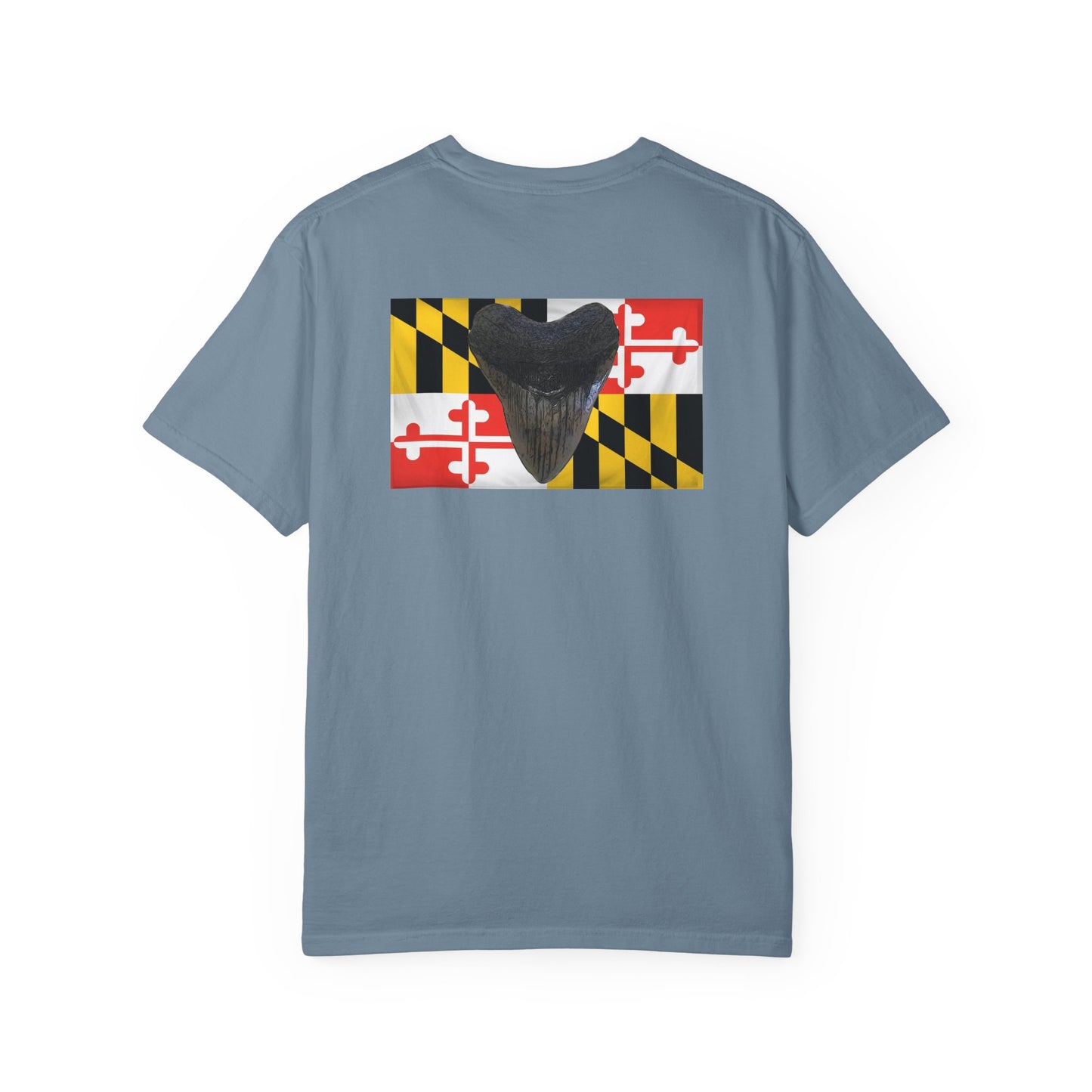 Maryland Flag Meglodon Sharkstooth T-Shirt