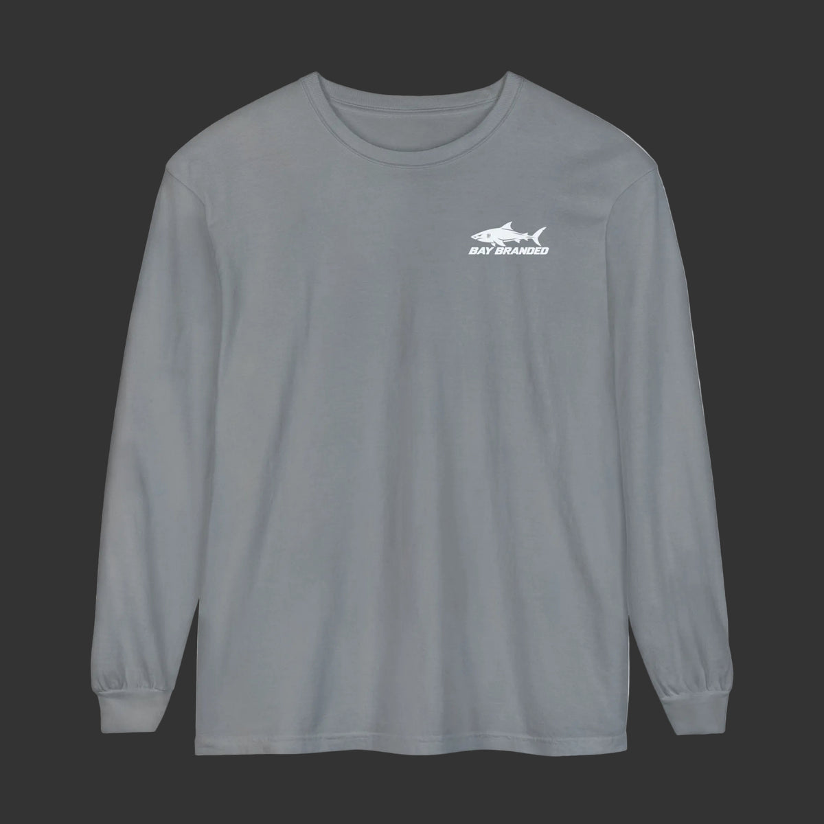 Megalodon Shark Bay Branded Logo Long Shirt