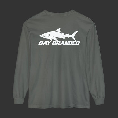 Megalodon Shark Bay Branded Logo Long Shirt