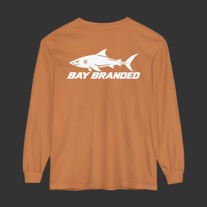 Megalodon Shark Bay Branded Logo Long Shirt