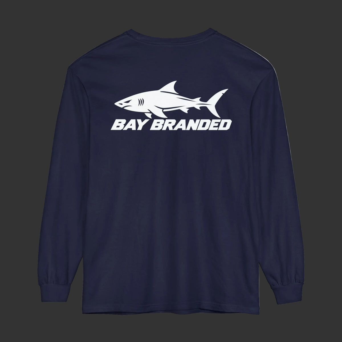 Megalodon Shark Bay Branded Logo Long Shirt