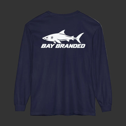 Megalodon Shark Bay Branded Logo Long Shirt