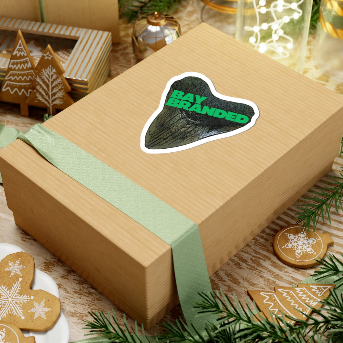 Bay Branded Logo Sticker — Green