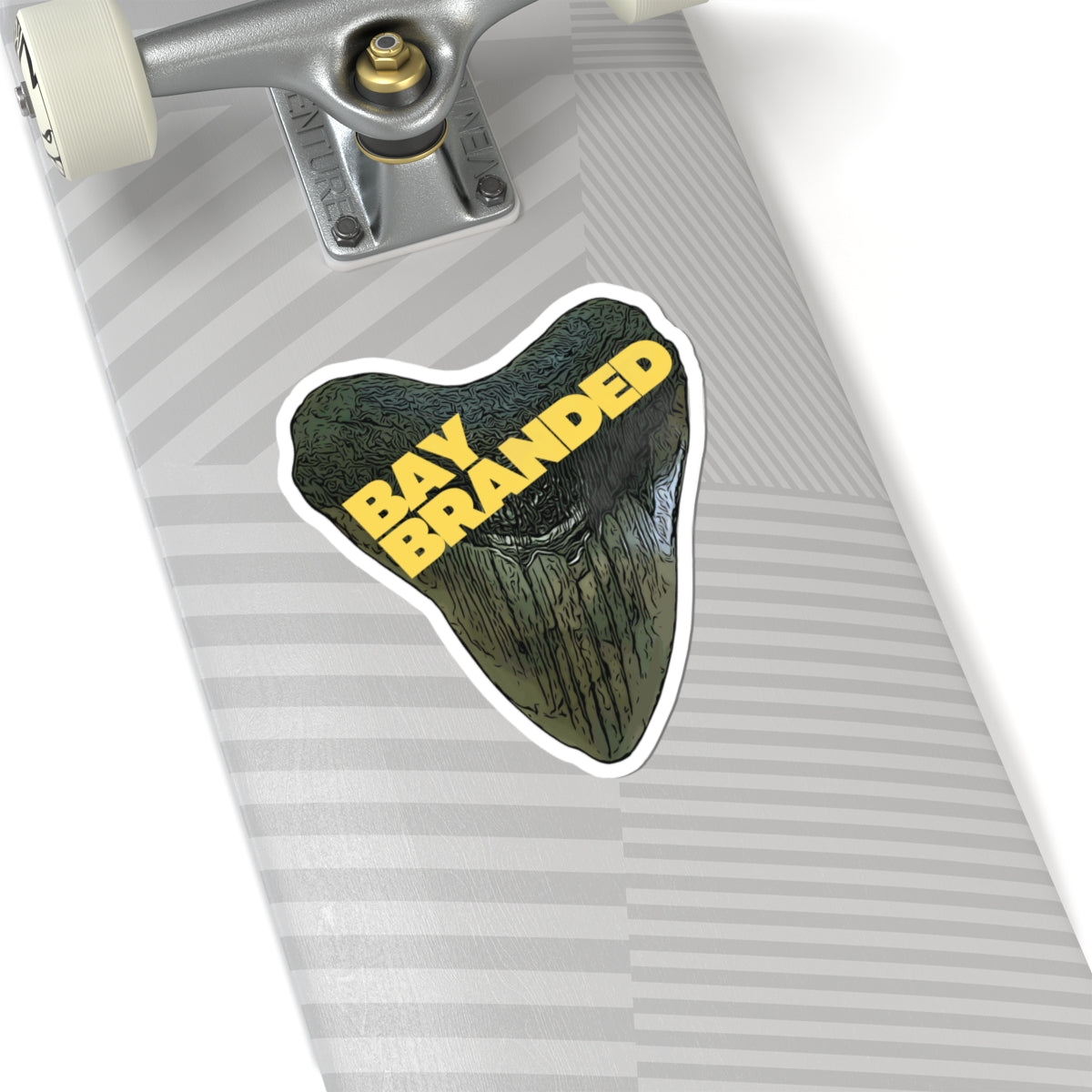 Bay Branded Logo Sticker — Yellow