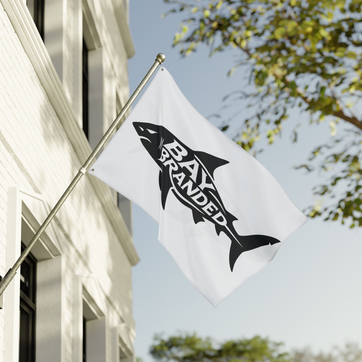 Bay Branded Megalodon Flag