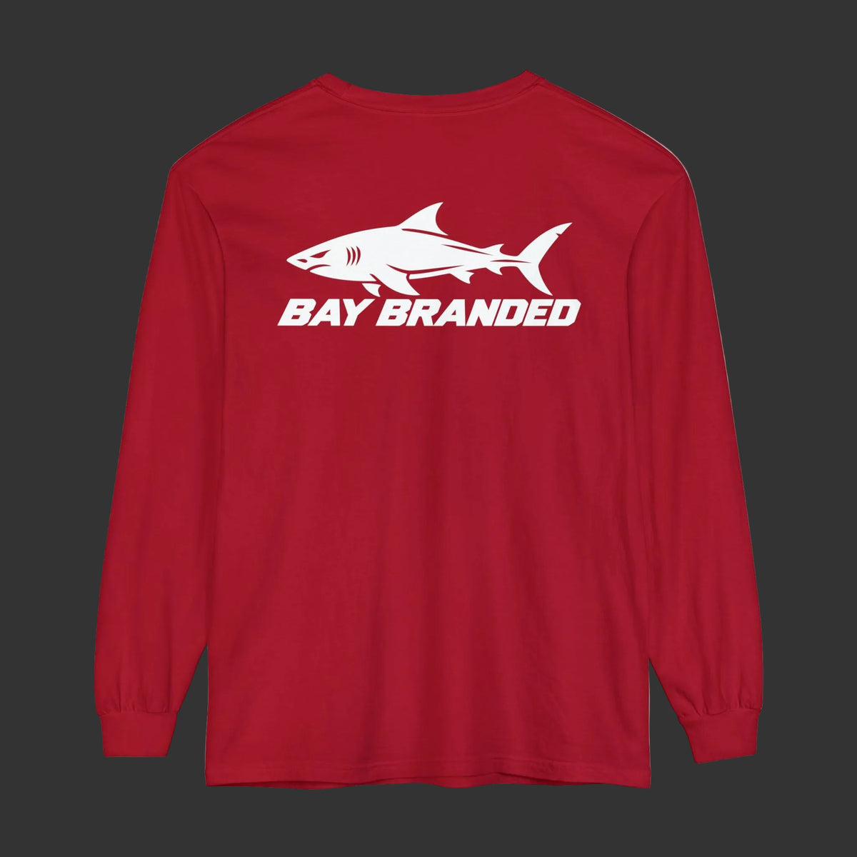 Megalodon Shark Bay Branded Logo Long Shirt