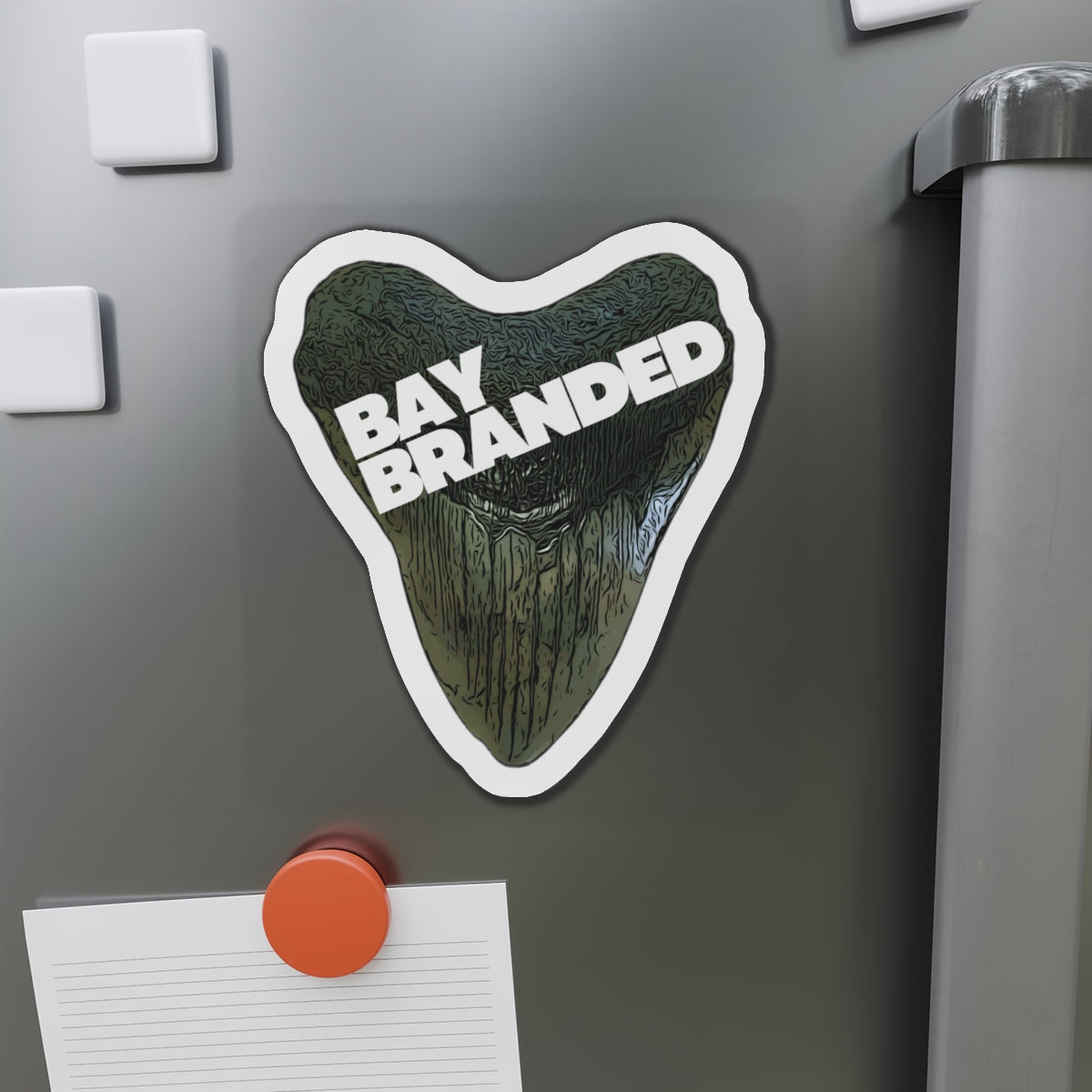 Bay Branded Magnet — White