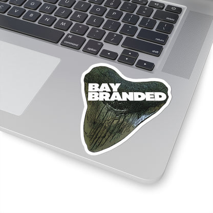 Bay Branded Logo Sticker — White