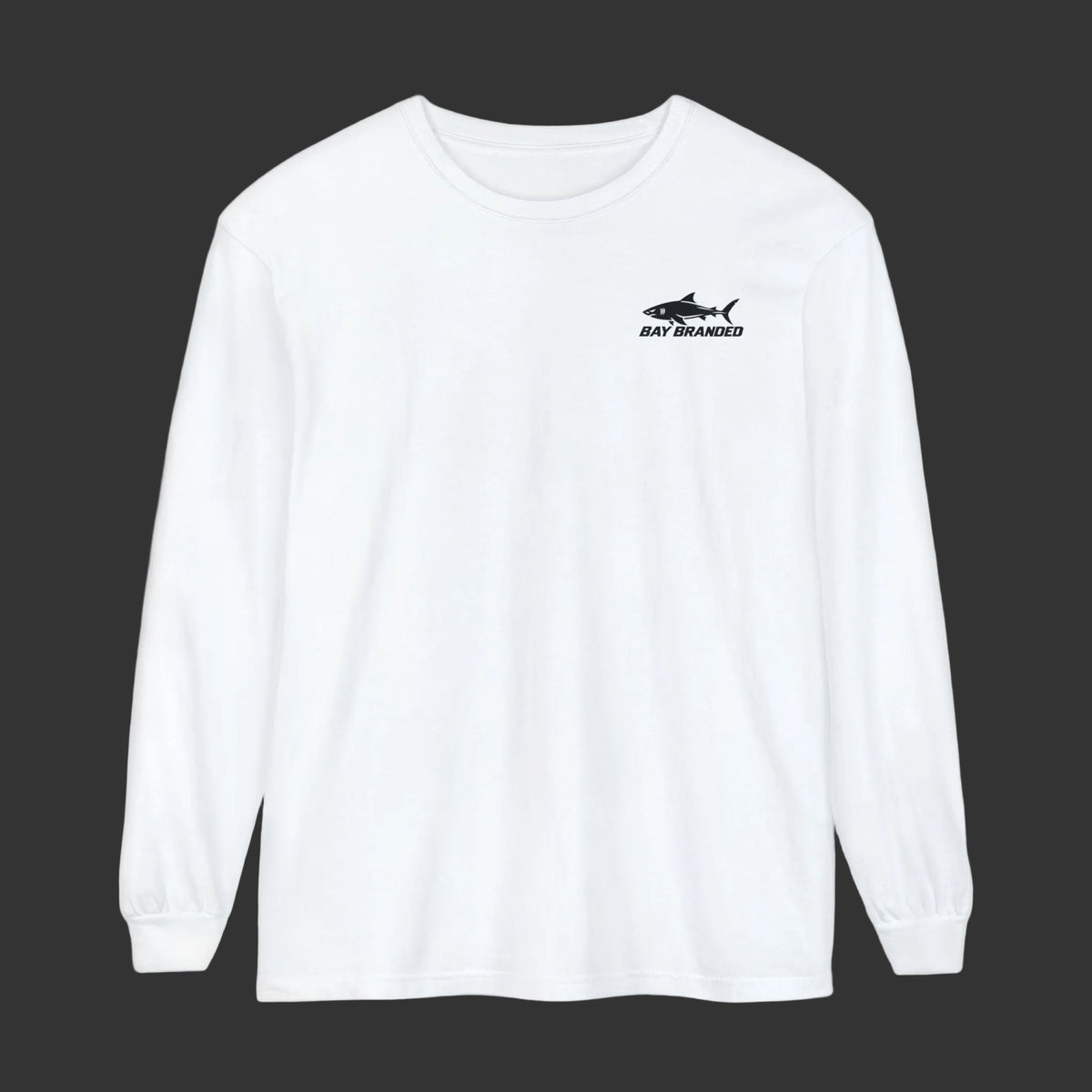 Megalodon Shark Bay Branded Logo Long Shirt