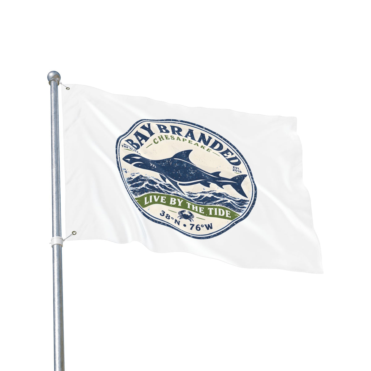 Live by the Tide Flag