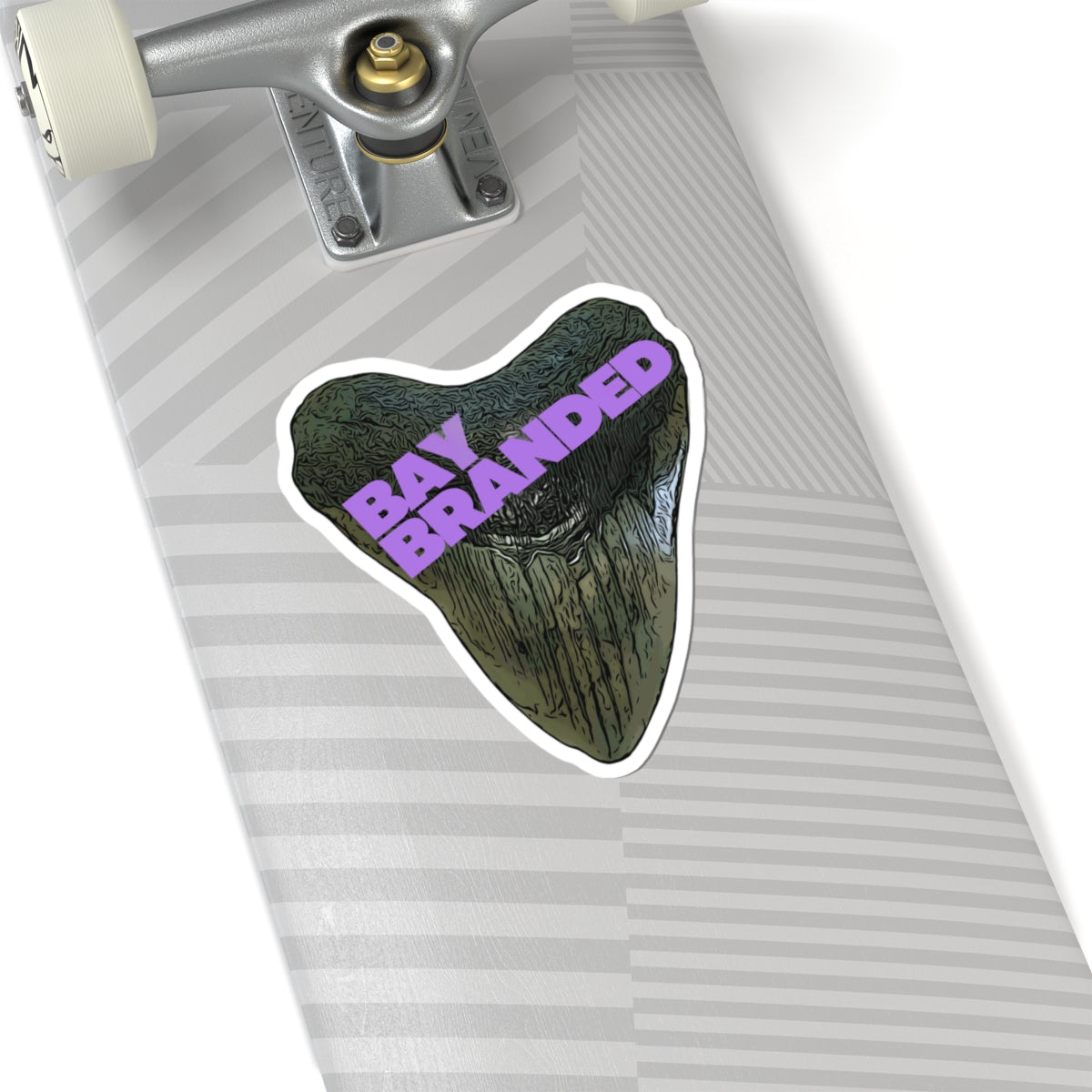 Bay Branded Logo Sticker — Purple