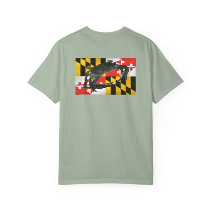 Bay Branded Maryland Flag Shirt - Blue Crab