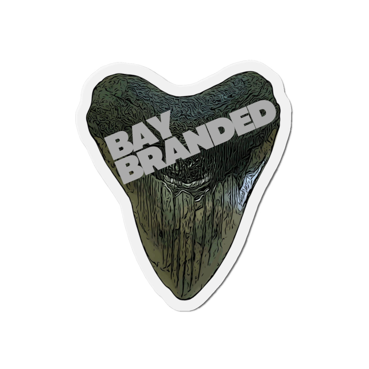 Bay Branded Magnet — Grey