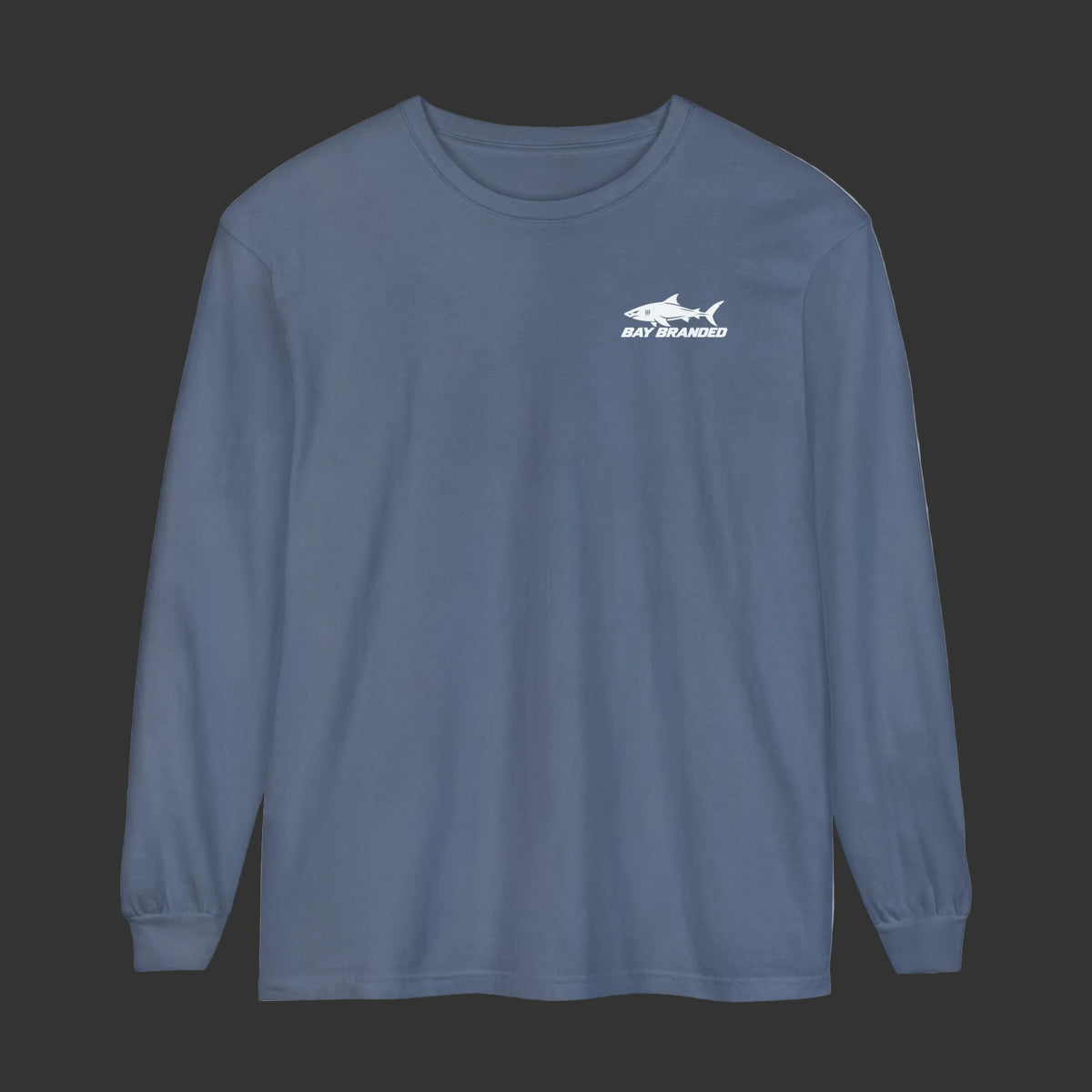 Megalodon Shark Bay Branded Logo Long Shirt