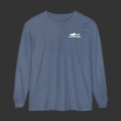 Megalodon Shark Bay Branded Logo Long Shirt