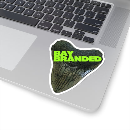 Bay Branded Logo Sticker — Neon Green